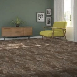 Congoleum ArmorCore Pro UR Terrace Paver 12-ft W Cut-to-Length Fresh Brew Stone Look Low-Gloss Finish Sheet Vinyl