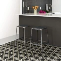 FloorPops 20-piece 12-in X 12-in Blue Peel And Stick Vinyl Tile -Home Flooring Store 091212327610 09332350 1800x1800