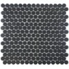 Merola Tile Hudson Penny Round Matte Black 12 In. X 12-5/8 In. X 5 Mm Porcelain Mosaic Tile (10.74 Sq. Ft. / Case) 2 Merola Tile Hudson Penny Round Matte Black 12 In. X 12-5/8 In. X 5 Mm Porcelain Mosaic Tile (10.74 Sq. Ft. / Case) -Home Flooring Store 1058927ede32d47734bf10392590a97e 1800x1800