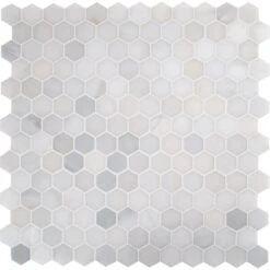MSI Greecian White Hexagon 12 In. X 11.75 In. X 10mm Polished Marble Mesh-Mounted Mosaic Tile (9.8 Sq. Ft. / Case) 9 MSI Greecian White Hexagon 12 In. X 11.75 In. X 10mm Polished Marble Mesh-Mounted Mosaic Tile (9.8 Sq. Ft. / Case) -Home Flooring Store 1c8600b72274f6e31d1f27ab94328978 1800x1800