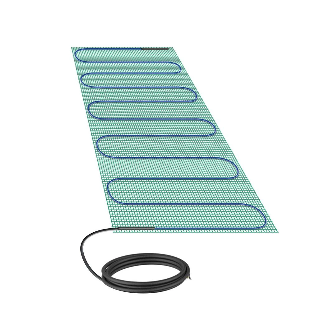 WarmlyYours TempZone 3 Ft. X 32 In. 120-Volt Radiant Floor Heating Mat For Shower (Covers 8 Sq. Ft.) 3 WarmlyYours TempZone 3 Ft. X 32 In. 120-Volt Radiant Floor Heating Mat For Shower (Covers 8 Sq. Ft.)