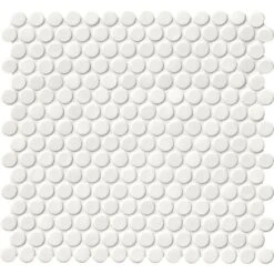MSI Penny Round Nero 12.32 In. X 11.38 In. X 6mm Matte Porcelain Mesh-Mounted Mosaic Tile (14.4 Sq. Ft./case) -Home Flooring Store 1fe1f64802cd68a260f8dc916894509f 1800x1800