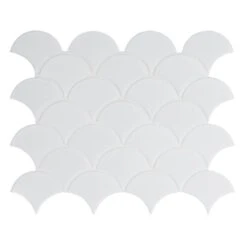 MSI Retro Gray Scallop 13.19 In. X 11.22 In. X 6mm Glossy Porcelain Mesh-Mounted Mosaic Tile (13.65 Sq. Ft. / Case) -Home Flooring Store 2b9b764816d9c338910e32d6572e0fba 1800x1800