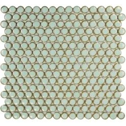 Merola Tile Hudson Penny Round Matte Black 12 In. X 12-5/8 In. X 5 Mm Porcelain Mosaic Tile (10.74 Sq. Ft. / Case) 27 Merola Tile Hudson Penny Round Matte Black 12 In. X 12-5/8 In. X 5 Mm Porcelain Mosaic Tile (10.74 Sq. Ft. / Case) -Home Flooring Store 337b9b15f691e014aef052c2d422aba2 1800x1800
