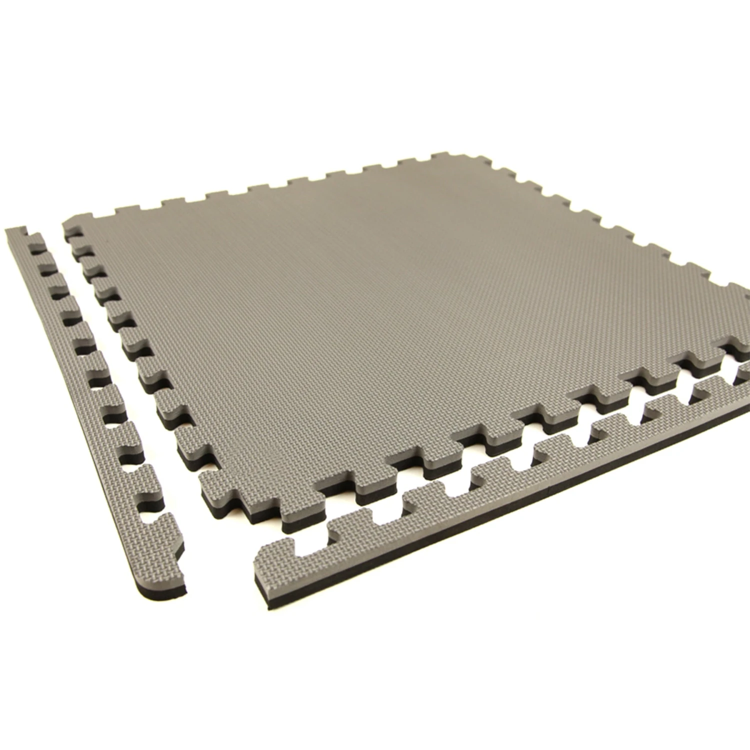 FlooringInc 2'x2' Jumbo Soft Foam Tiles (1 Black Grey) - Great For MMA Flooring, Kid's Flooring, Gym Flooring 9 FlooringInc 2'x2' Jumbo Soft Foam Tiles (1 Black Grey) - Great For MMA Flooring, Kid's Flooring, Gym Flooring - Image 7