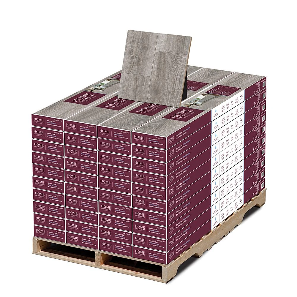 Home Decorators Collection Water Resistant EIR Silverton Oak 8 Mm Thick X 7-1/2 In Wide X 50-2/3 In Length Laminate Flooring (947.6 Sq. Ft./pallet) 3 Home Decorators Collection Water Resistant EIR Silverton Oak 8 Mm Thick X 7-1/2 In Wide X 50-2/3 In Length Laminate Flooring (947.6 Sq. Ft./pallet)