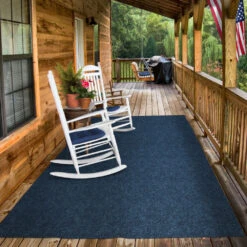 Indoor/Outdoor Carpet With Rubber Marine Backing - Blue 6' X 10' - Several Sizes Available - Carpet Flooring For Patio, Porch, Deck, Boat, Basement Or Garage -Home Flooring Store 80bde90b 3d9e 4747 b929 02c52001db19 1.db6c0ae3684f97b1364fba0a20b2af38 1800x1800