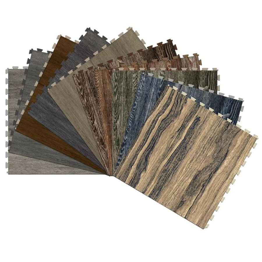 Perfection Floor Tile Vintage Wood Collection 6-Piece 20-in X 20-in Ash Vinyl Tile 3 Perfection Floor Tile Vintage Wood Collection 6-Piece 20-in X 20-in Ash Vinyl Tile