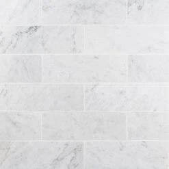 Ivy Hill Tile White Carrara 4 In. X 12 In. X 9mm Polished Marble Subway Tile (30 Pieces / 10 Sq. Ft. / Box) -Home Flooring Store 875550e75674bb07fadd27a28f23a54d 1800x1800