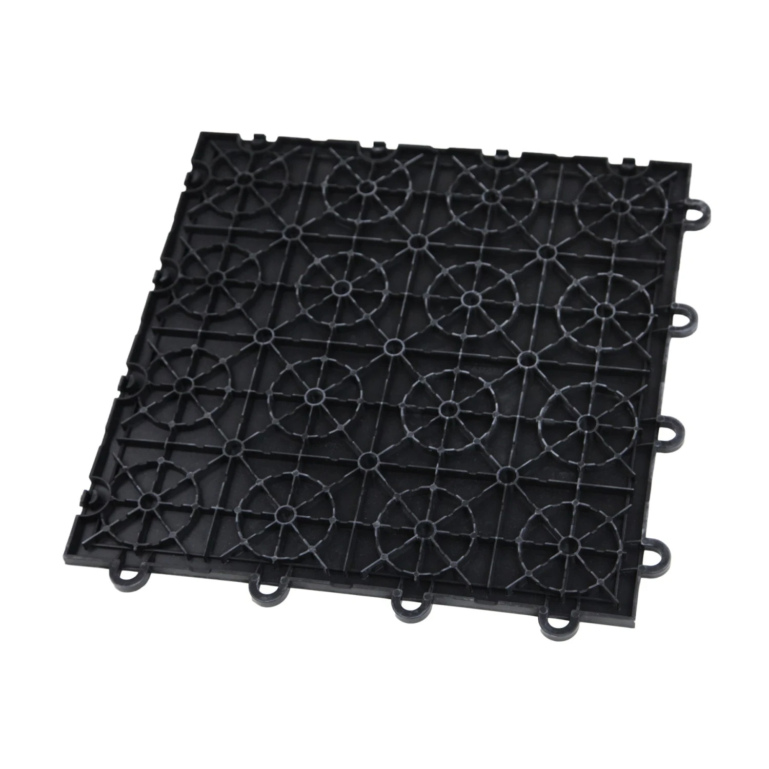 FlooringInc’s Nitro Garage Floor Tiles, Diamond Pattern, Interlocking, Black, 12"x12", 1 Pack, 1 Sq/ft 9 FlooringInc’s Nitro Garage Floor Tiles, Diamond Pattern, Interlocking, Black, 12"x12", 1 Pack, 1 Sq/ft - Image 7