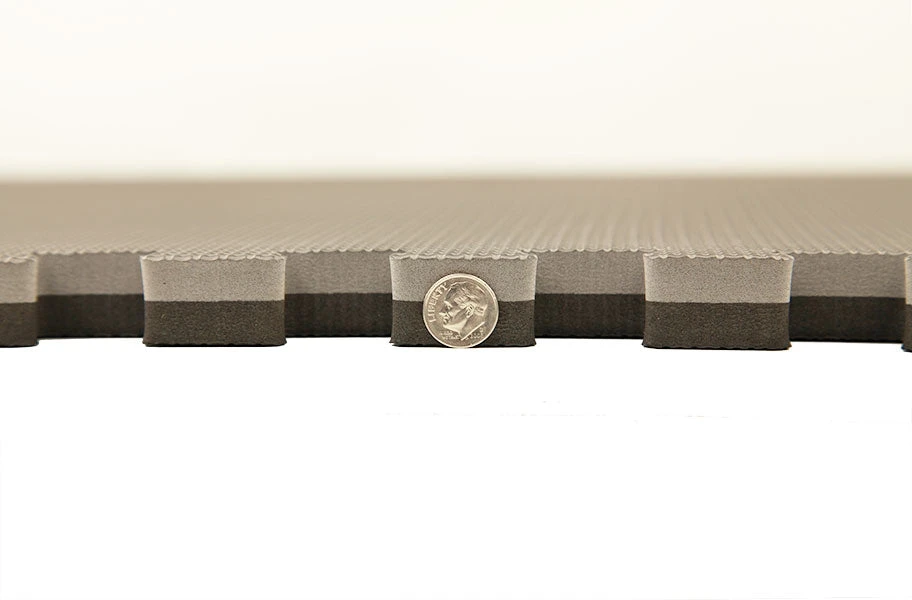 FlooringInc 2'x2' Jumbo Soft Foam Tiles (1 Black Grey) - Great For MMA Flooring, Kid's Flooring, Gym Flooring 7 FlooringInc 2'x2' Jumbo Soft Foam Tiles (1 Black Grey) - Great For MMA Flooring, Kid's Flooring, Gym Flooring - Image 5