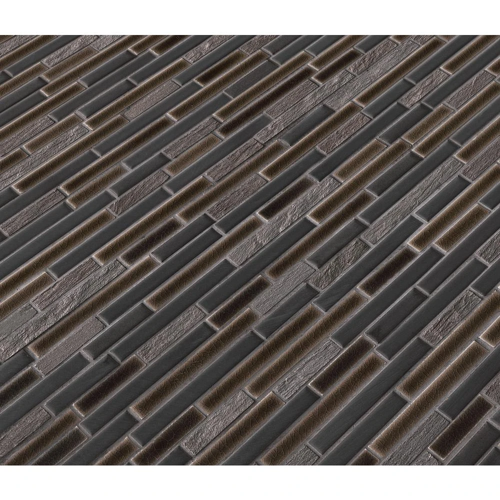 MSI Titan Interlocking 12 In. X 12 In. X 8 Mm Textured Porcelain And Stone Mesh Mounted Mosaic Tile (1 Sq. Ft.) 7 MSI Titan Interlocking 12 In. X 12 In. X 8 Mm Textured Porcelain And Stone Mesh Mounted Mosaic Tile (1 Sq. Ft.) - Image 5