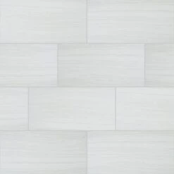 Daltile QuicTile 12 In. X 24 In. Tower White Matte Porcelain Locking Floor Tile (9.6 Sq. Ft. / Case)