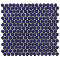 Merola Tile Hudson Penny Round Matte Black 12 In. X 12-5/8 In. X 5 Mm Porcelain Mosaic Tile (10.74 Sq. Ft. / Case) 32 Merola Tile Hudson Penny Round Matte Black 12 In. X 12-5/8 In. X 5 Mm Porcelain Mosaic Tile (10.74 Sq. Ft. / Case) -Home Flooring Store c28ff465a2d64109711bf19f04edb42b 1800x1800