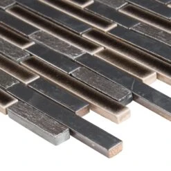 MSI Titan Interlocking 12 In. X 12 In. X 8 Mm Textured Porcelain And Stone Mesh Mounted Mosaic Tile (1 Sq. Ft.) 10 MSI Titan Interlocking 12 In. X 12 In. X 8 Mm Textured Porcelain And Stone Mesh Mounted Mosaic Tile (1 Sq. Ft.) -Home Flooring Store e77eba8943f23aa2f1e05dc2ab43b8b4 1800x1800