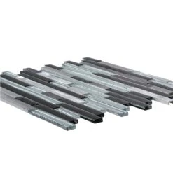 Jeffrey Court Binary Code Gray 11.625 In. X 11.75 In. X 6 Mm Interlocking Textured Glass/Stone/Metal Mosaic Tile 8 Jeffrey Court Binary Code Gray 11.625 In. X 11.75 In. X 6 Mm Interlocking Textured Glass/Stone/Metal Mosaic Tile -Home Flooring Store e910d06b7477f8471992aeeabefdd597 1800x1800