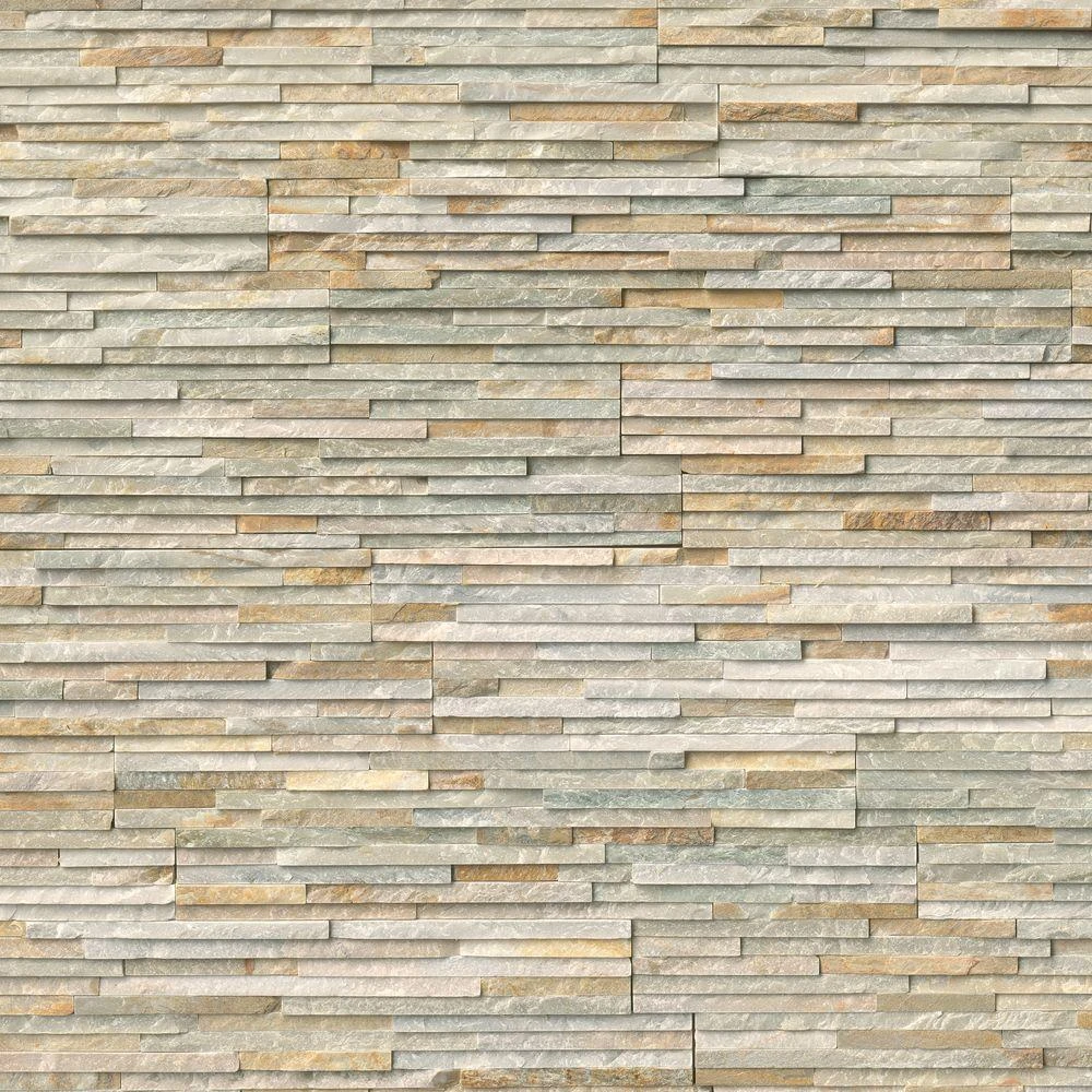 MSI Golden White Ledger Panel 6 In. X 24 In. Natural Quartzite Slate Wall Tile (10 Cases/40 Sq. Ft./pallet) 15 MSI Golden White Ledger Panel 6 In. X 24 In. Natural Quartzite Slate Wall Tile (10 Cases/40 Sq. Ft./pallet) - Image 13