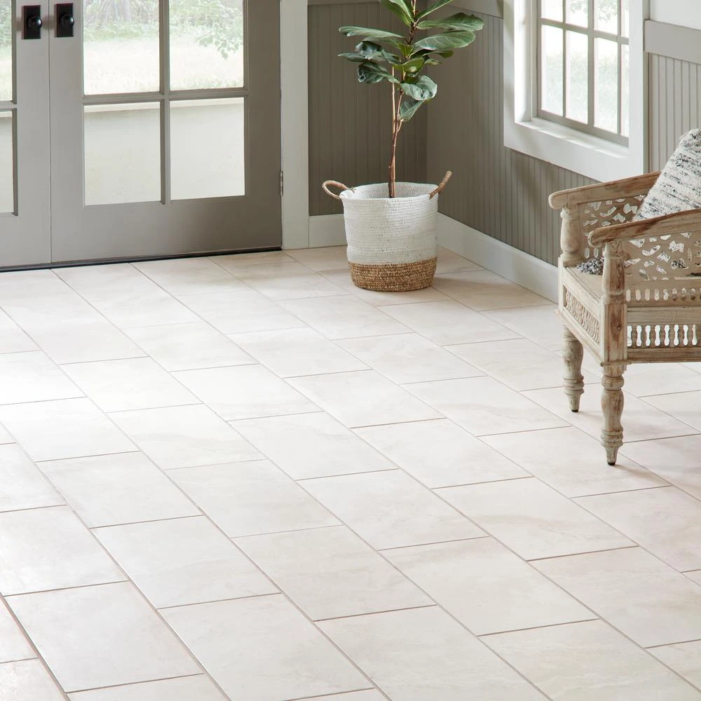 Daltile Canyon Gate Oyster White Matte 12 In. X 24 In. Glazed Porcelain Floor And Wall Tile (15.6 Sq. Ft./Case) 4 Daltile Canyon Gate Oyster White Matte 12 In. X 24 In. Glazed Porcelain Floor And Wall Tile (15.6 Sq. Ft./Case) - Image 2